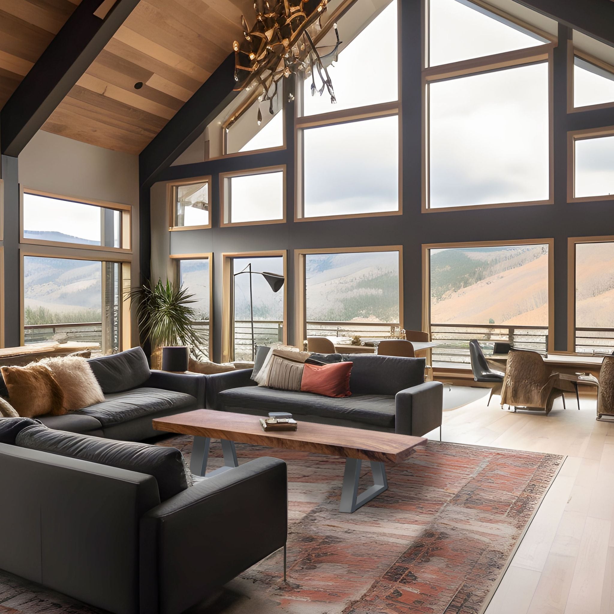 Modern Rustic Bench / Tea Table